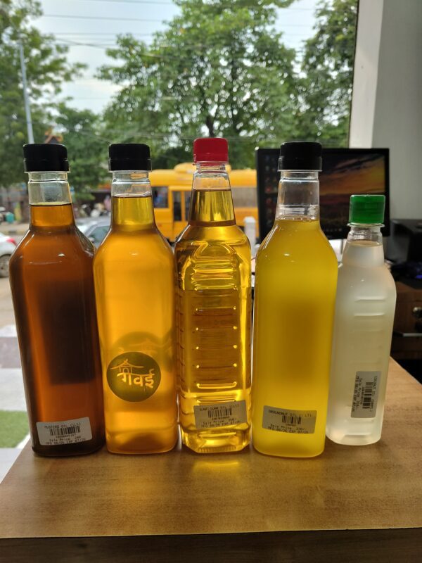 Cold Pressed Oil Combo - Coconut, Groundnut, Til, Mustard & Sunflower | From Bharat Farm Connect - Image 4
