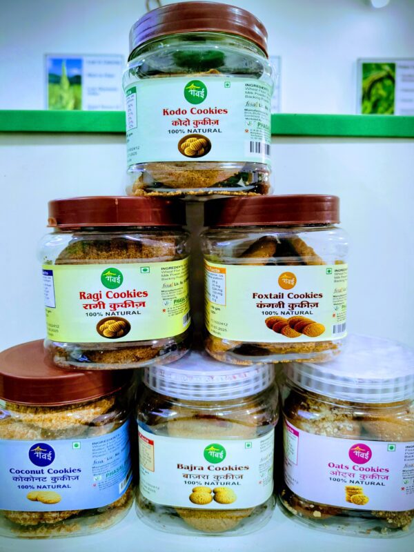 Millets Cookies Combo: 6 Healthy Varieties (No Maida, No Sugar) | A healthy Sweet Treat from Bharat Farm Connect - Image 5