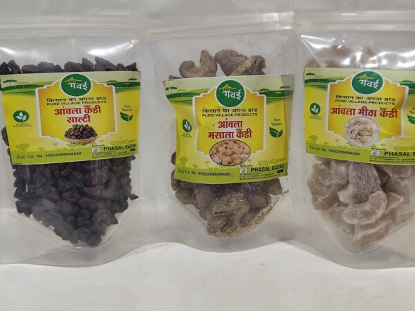 Amla Candy Combo - Salty, Masala & Sweet | A Wholesome Treat from Bharat Farm Connect - Image 2