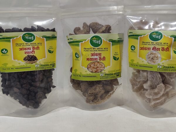 Amla Candy Combo - Salty, Masala & Sweet | A Wholesome Treat from Bharat Farm Connect - Image 3