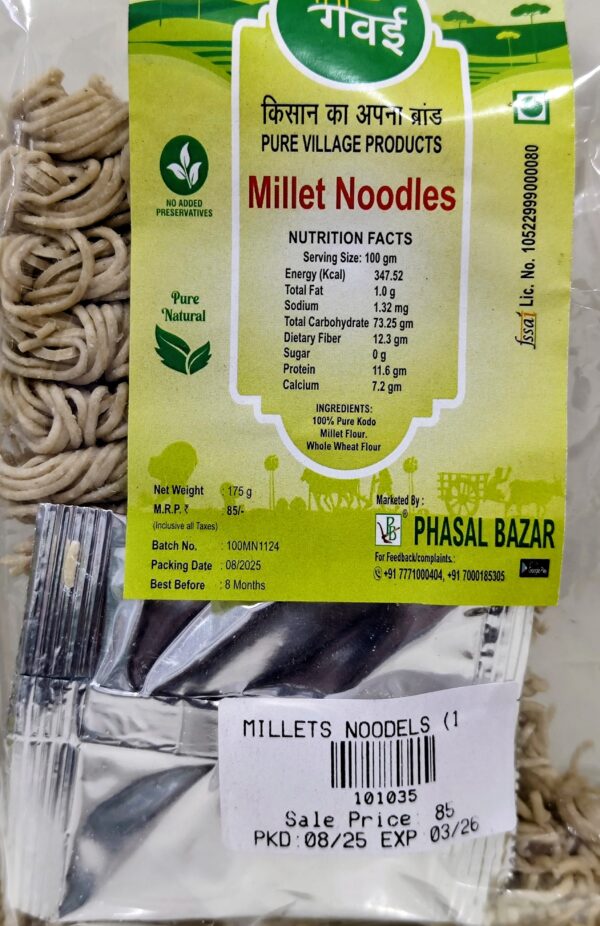 Millets Pasta & Noodles Combo - Healthy, Gluten-Free & Nutritious | From Bharat Farm Connect - Image 4