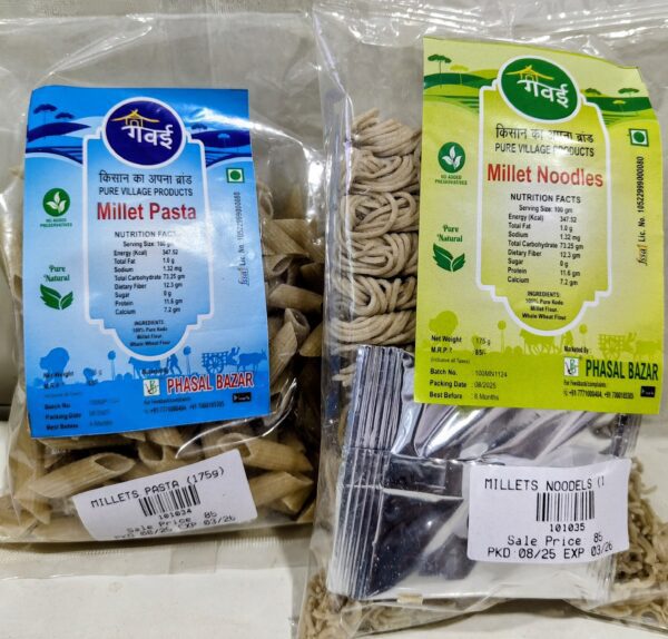 Millets Pasta & Noodles Combo - Healthy, Gluten-Free & Nutritious | From Bharat Farm Connect - Image 2
