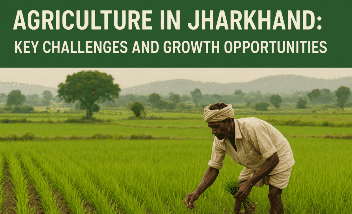 Agriculture in Jharkhand: Key Challenges and Growth Opportunities